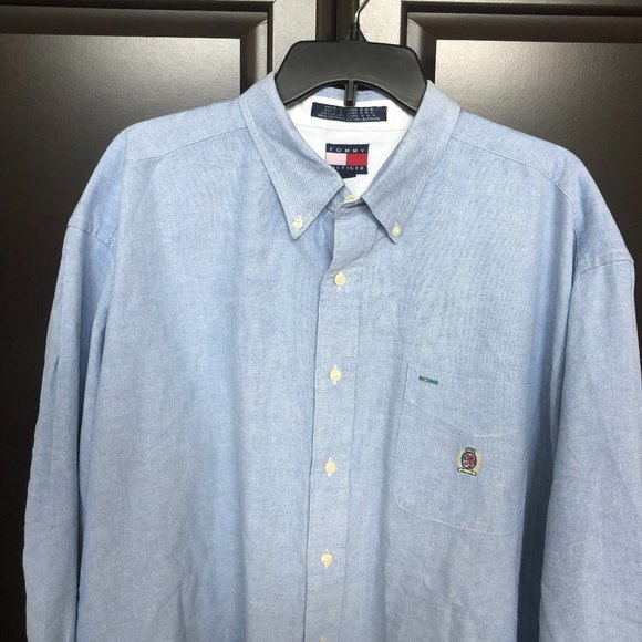 Tommy Hilfiger Other - 🌻3/$25 Tommy Hilfiger Blue Long Sleeve Shirt XL